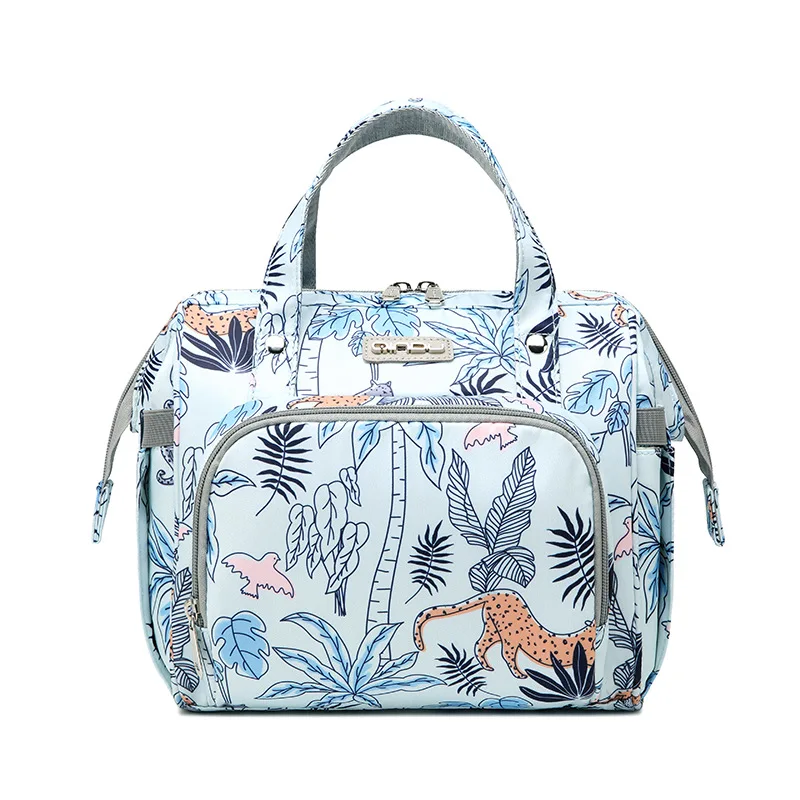 2023 New Mommy Bag Baby Diaper Bag Backpack Large Capacity Multifunctional Double Shoulder Portable Lightweight Cross Body Bag