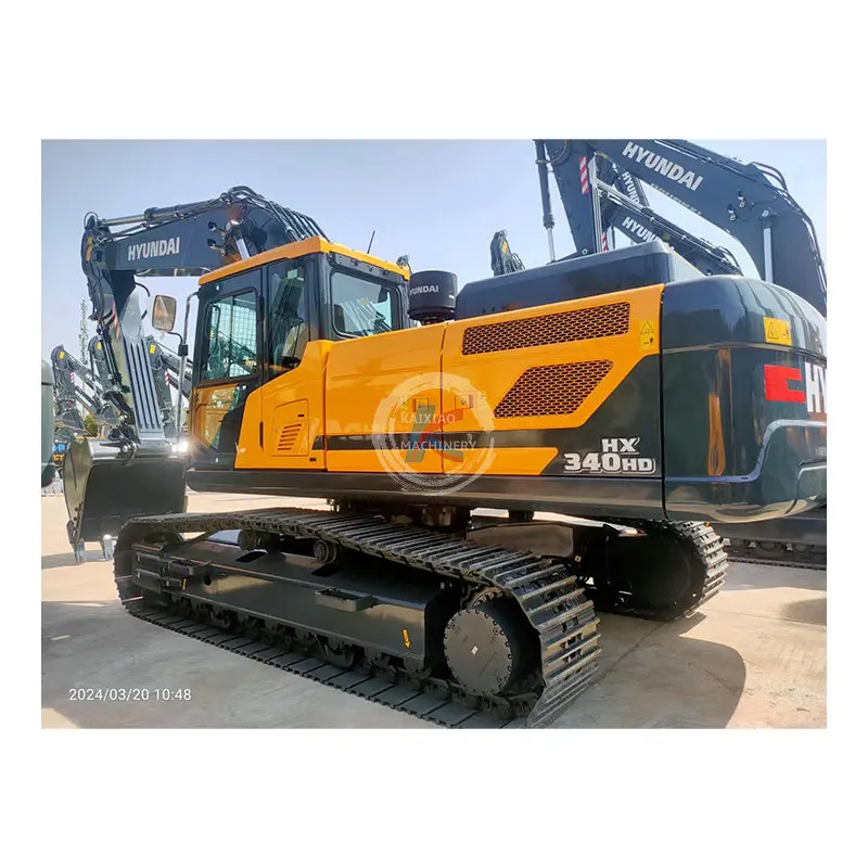 Hyundai HX340HD Подержанный горный экскаватор гидравлическая технология строительное экскаваторное оборудование б/у HYUNDAI