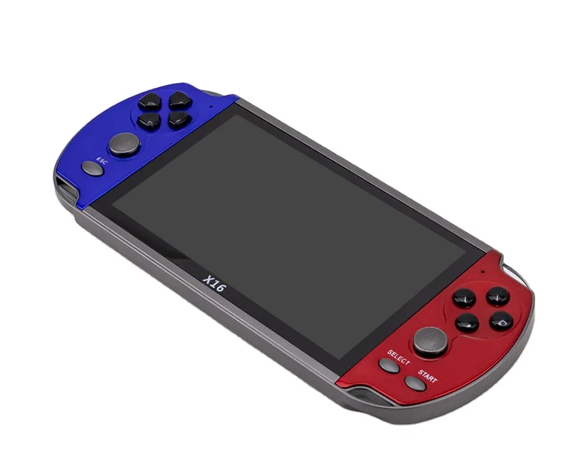 New 6.5-inch HD X16 handheld video game console Portable arcade retro classic TV game console support download archive