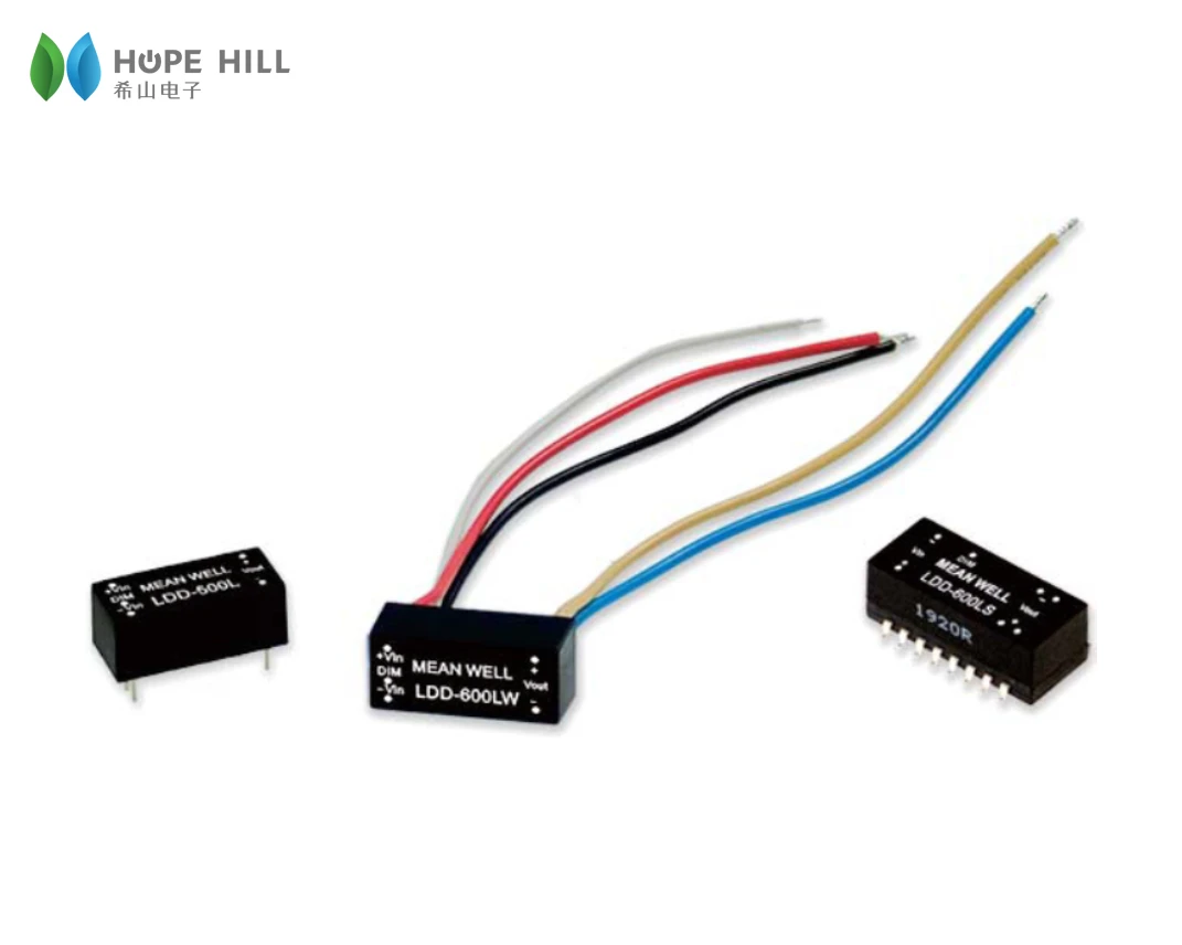 Оригинальный бренд MEAN WELL представляет LDD-350L 350mA DC-DC постоянного тока шаг вниз светодиодный драйвер импульсный источник питания светодиодного