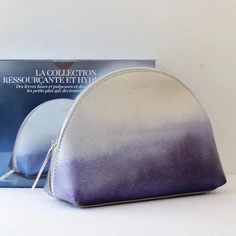 Designer makeup bag vegan leather cosmetic bag for famous brand promotions