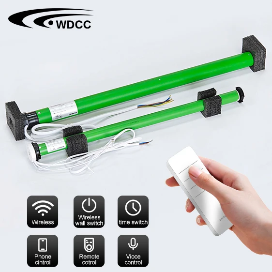 Smart Electronic Curtains Indoor Office Electric Motor Robot Open/Close with Plastic Material Curtain Tracks Accessories