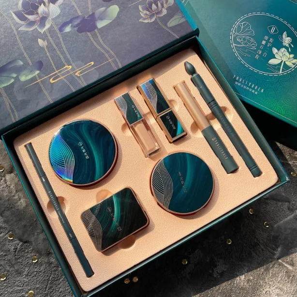 SHAYA makeup set gift complete innovation 2021lipstick mascara eyeliner pencil loose powder bb cream set gift