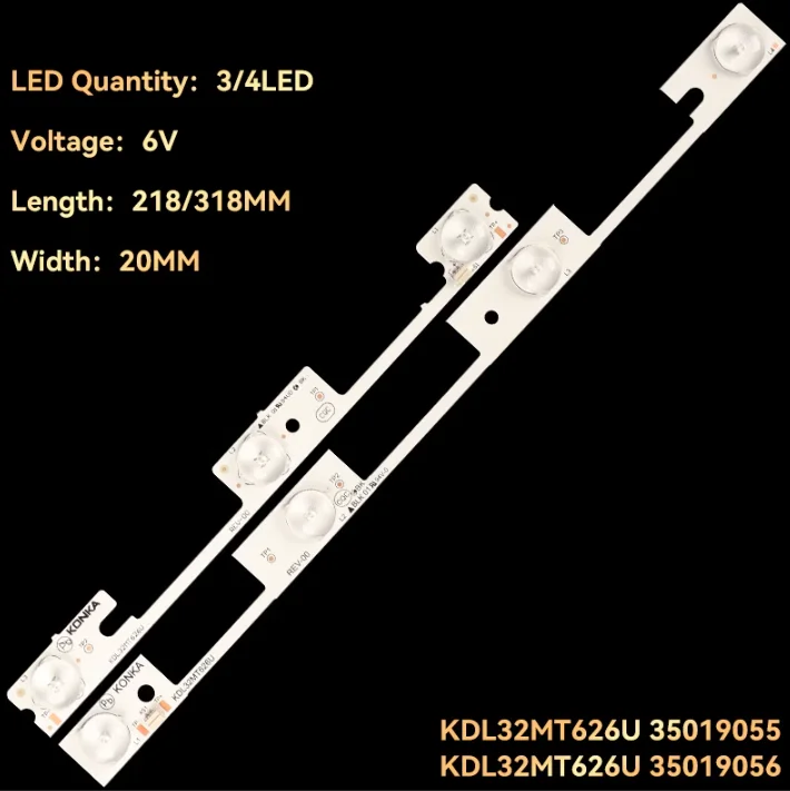 Светодиодные лампы для телевизора светодиодные KDL32MT626U 35019055 35019056 konka 32L2400 DL3244 DL3245I DL3253