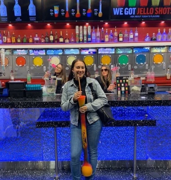 100 унций пластиковые уличные стаканчики 1 метр длинная шея бар чашка для каши США новинка чашка для каши s с ремешком