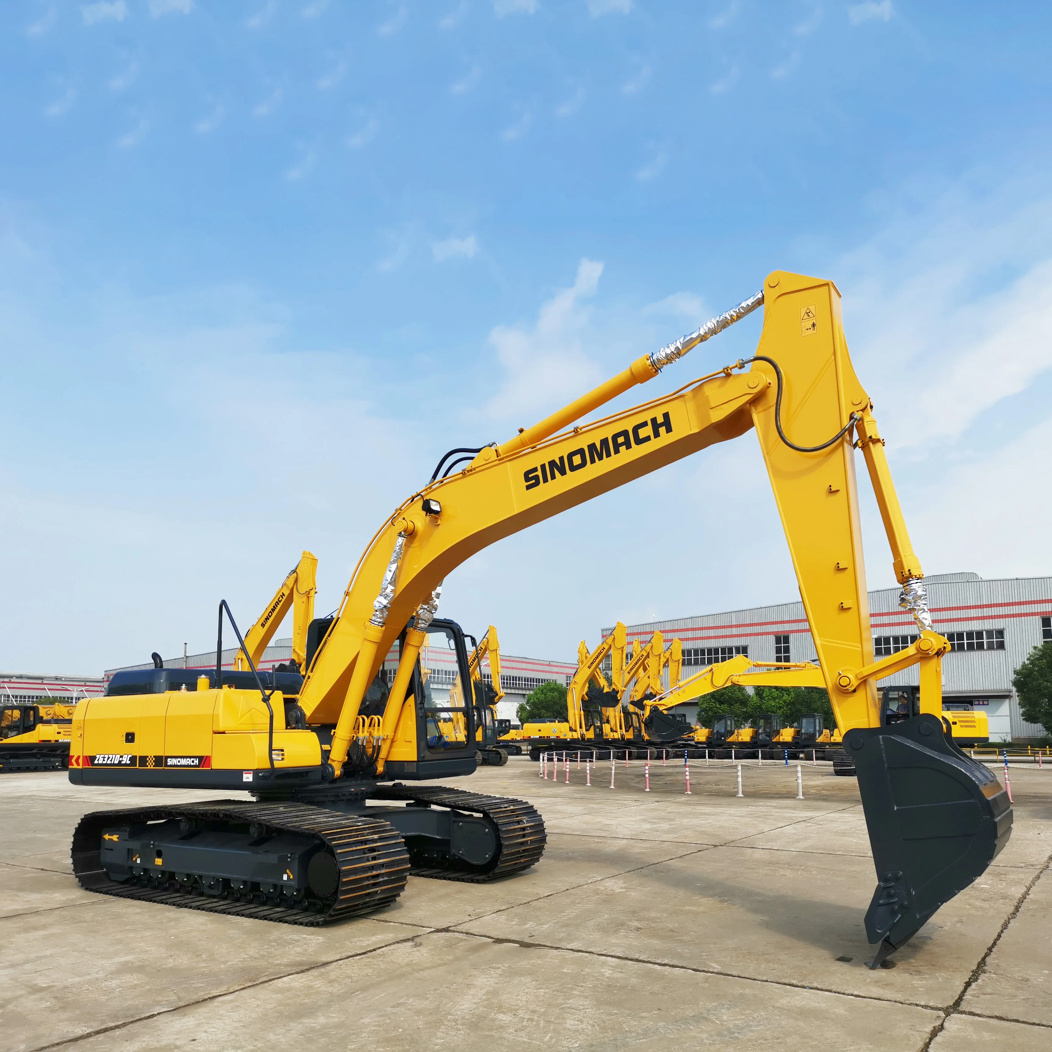 Хорошая цена колесный экскаватор ZG210 с высокопрочными усиленными боковыми балками коробчатого типа