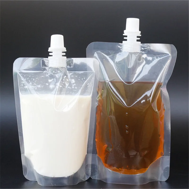 China supplier laminated plastic drink pouch with spout/soft drink spout pouch/Beverage spout bag