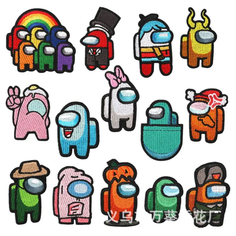 cartoon computer embroidery mark dinosaur chapter Figure embroidery cloth clothes decoration patch badges