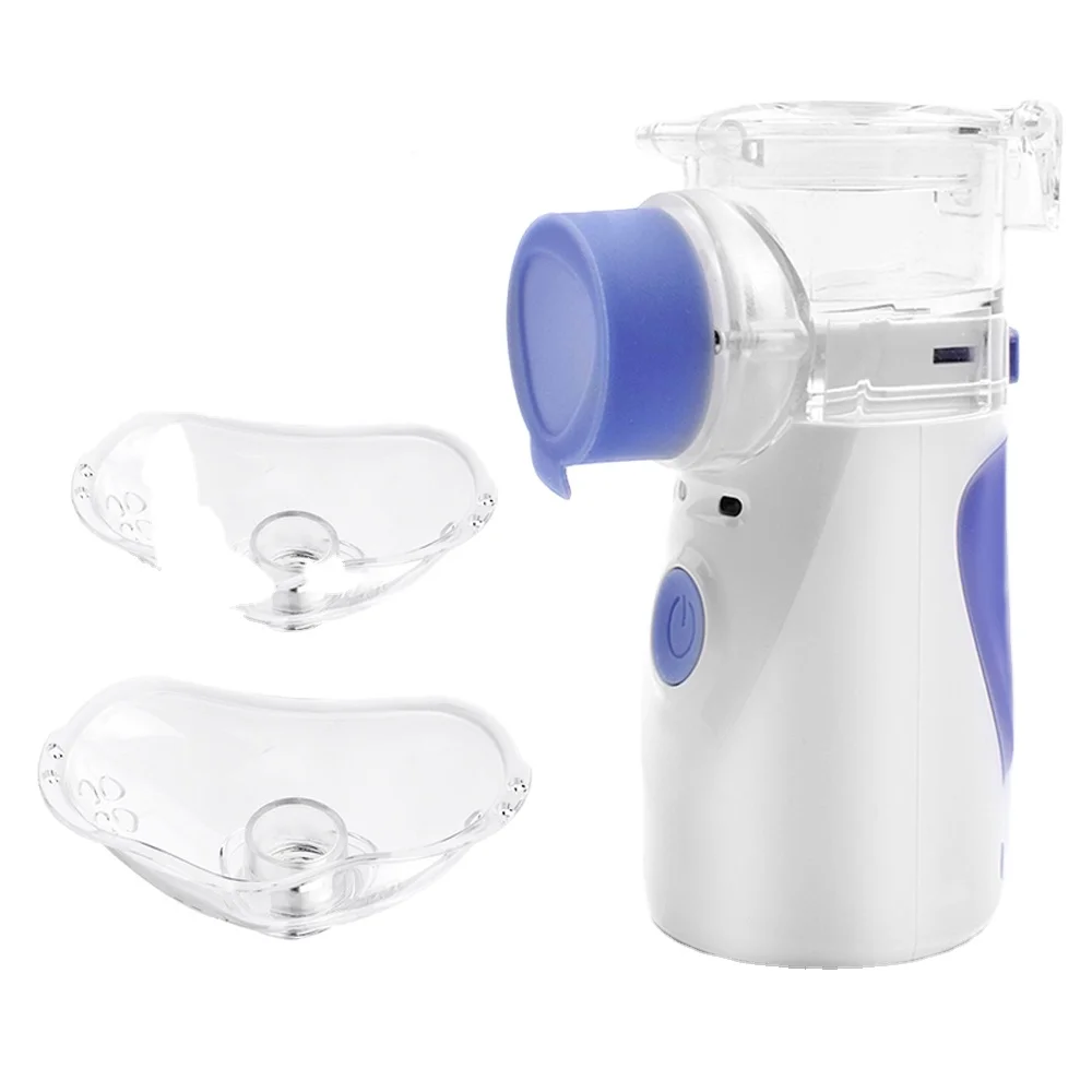 Mini Electric Pocket Steam Inhaler Sinus Vaporizer Nebulizer Cool Mist Compressor Nebulizer Machine For Baby Adult Asthma