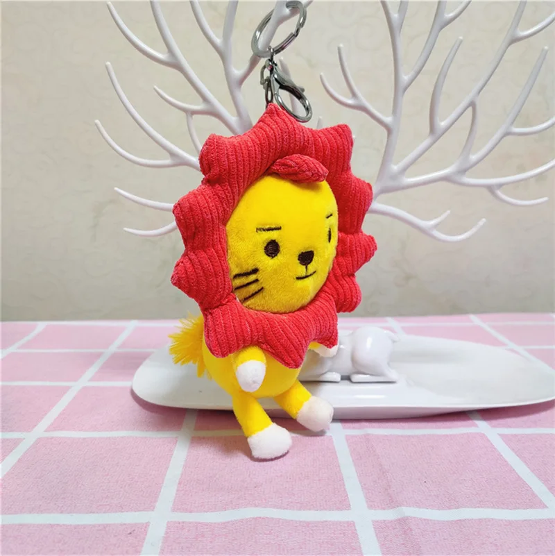 Маленькая плюшевая игрушка sun Lion брелок с подвеской кукла для девочки