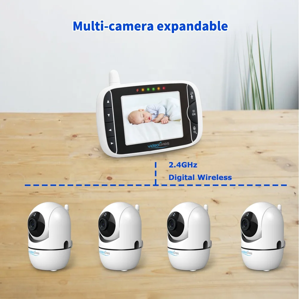 3.2 inch LCD Screen rechargeable battery baby  foon video camera monitor