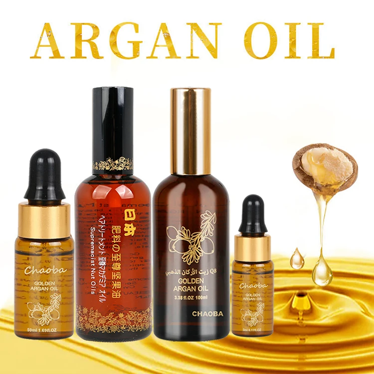 Pure Natural Morocco Argan Oil Lightening Moisturizer Serum Essential Oil Skincare Whitening Anti-wrinkle Hydrating Glowing