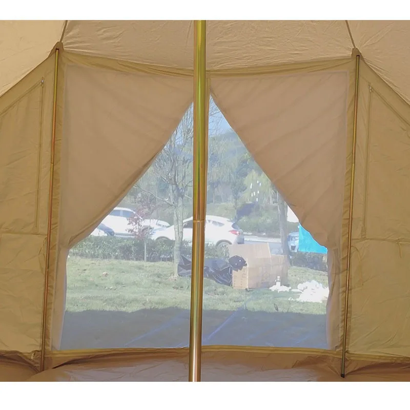 Палатка Glamping safari 5 м большая семейная палатка для кемпинга из хлопчатобумажной ткани распродажа