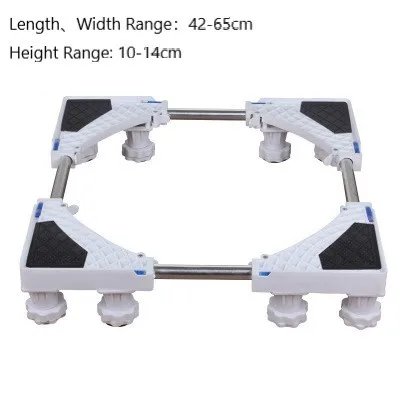 Plastic Base for Washing Machine and Refrigerator Multi-function Washing Machine Base With Adjusting Frame Fridge Stand