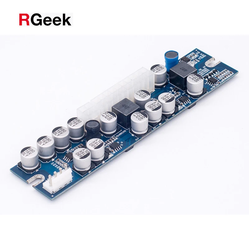 RGeek DC 12 В 300 Вт 24pin ITX ATX Pico PSU модуль питания Mini PICOPSU