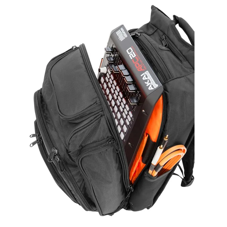 MIDI controller bag secret compartment laptop bagpack backpack with logo
