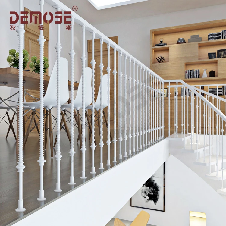 DEMOSE Vintage wrought iron stair railing and handrails