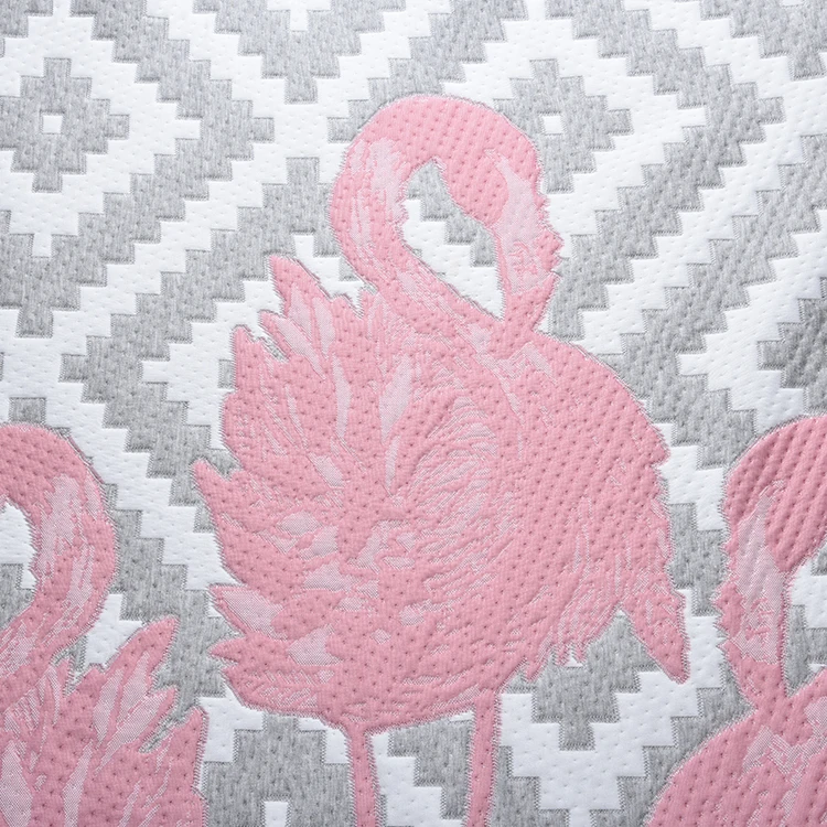 2025 высококачественный 420 г розовый трикотажный матрас жаккард для постельных принадлежностей