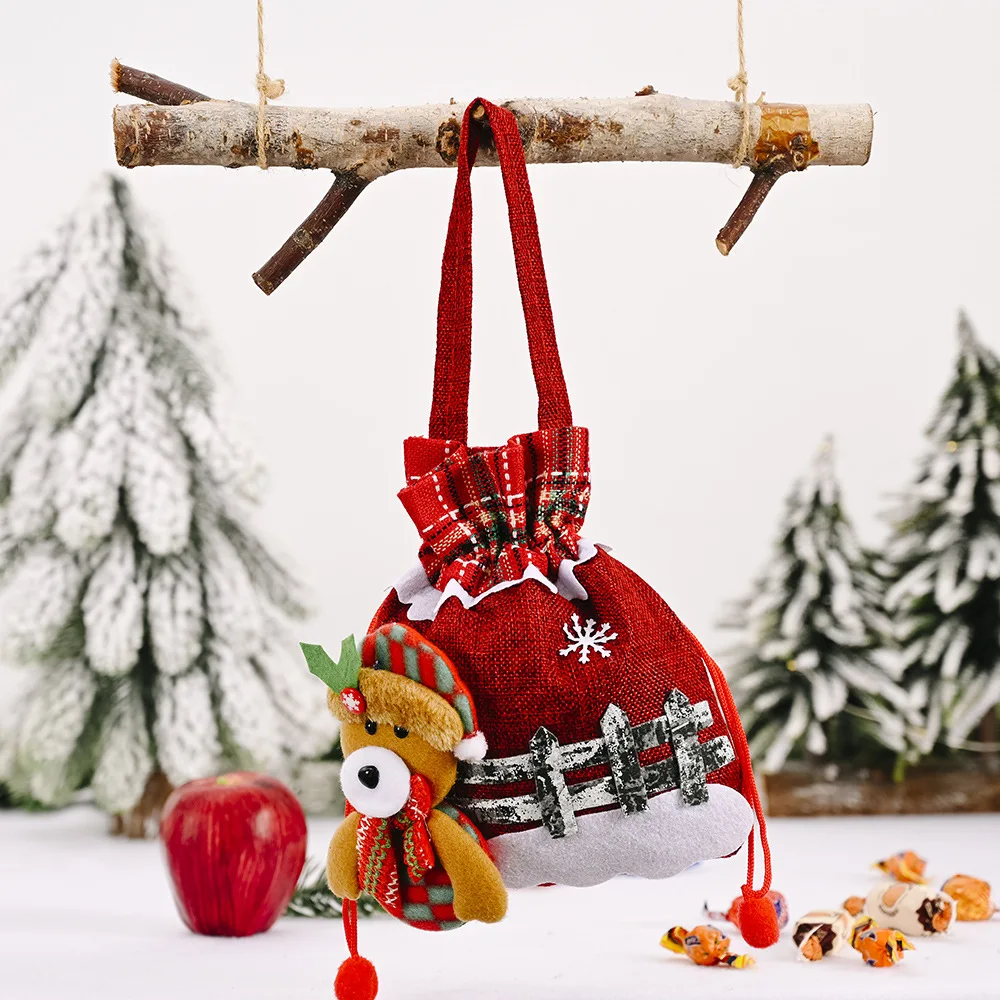 New Products Personalized Christmas Ornaments Christmas Candy Crackers Gift Bag