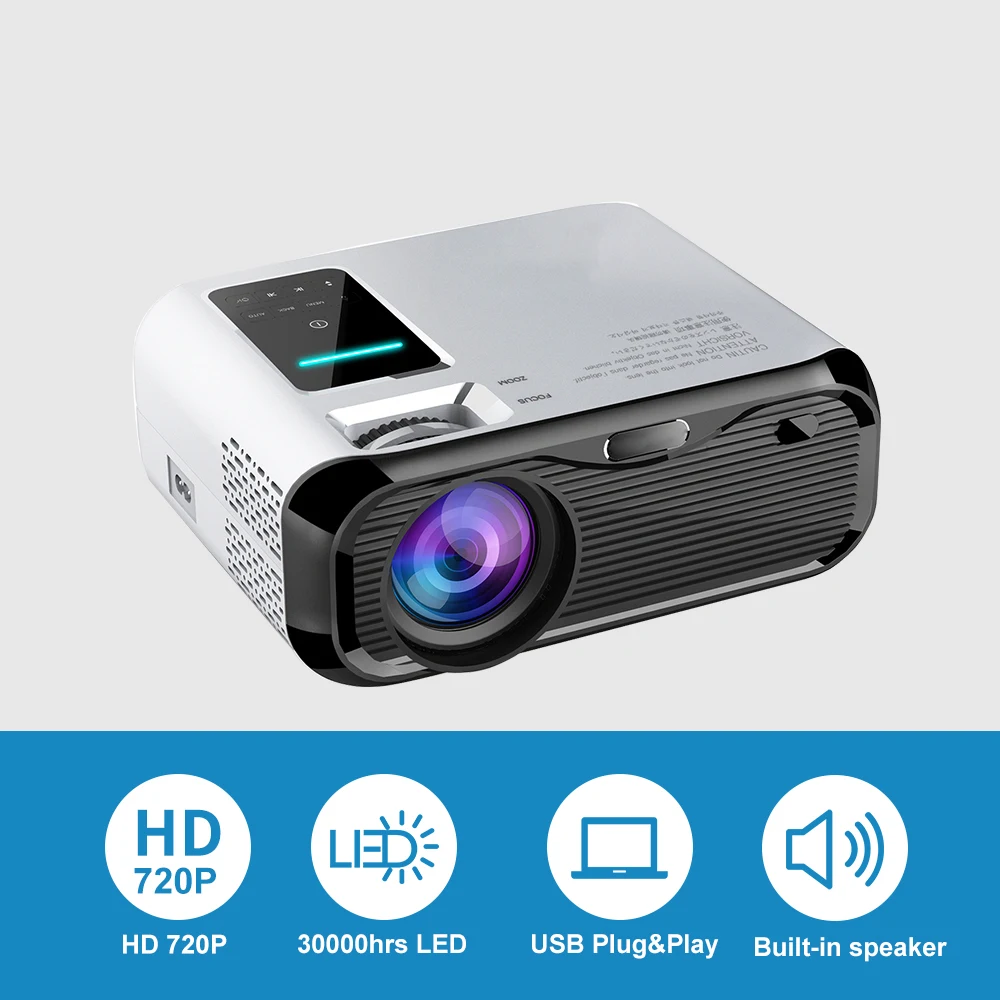 Недорогой светодиодный проектор JAVODA E500 150 ANSI люменов lcd 1280*720p для домашнего кинотеатра pantalla Wi-Fi full
