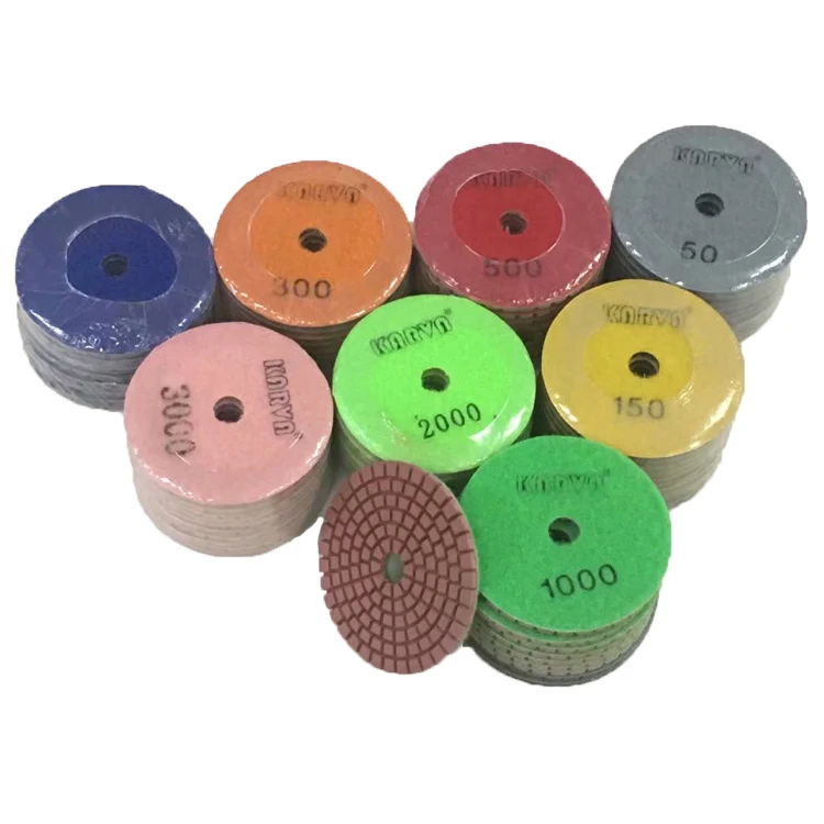 3 inch Diamond Wet Polishing Pads for Granite  Ceramic tile and microcrystalline stone