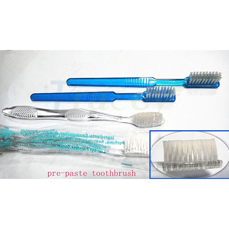 Cheap Disposable Prepaste Toothbrush Hot Selling Pre-paste Toothbrush Travel Tooth Brush Toothpaste