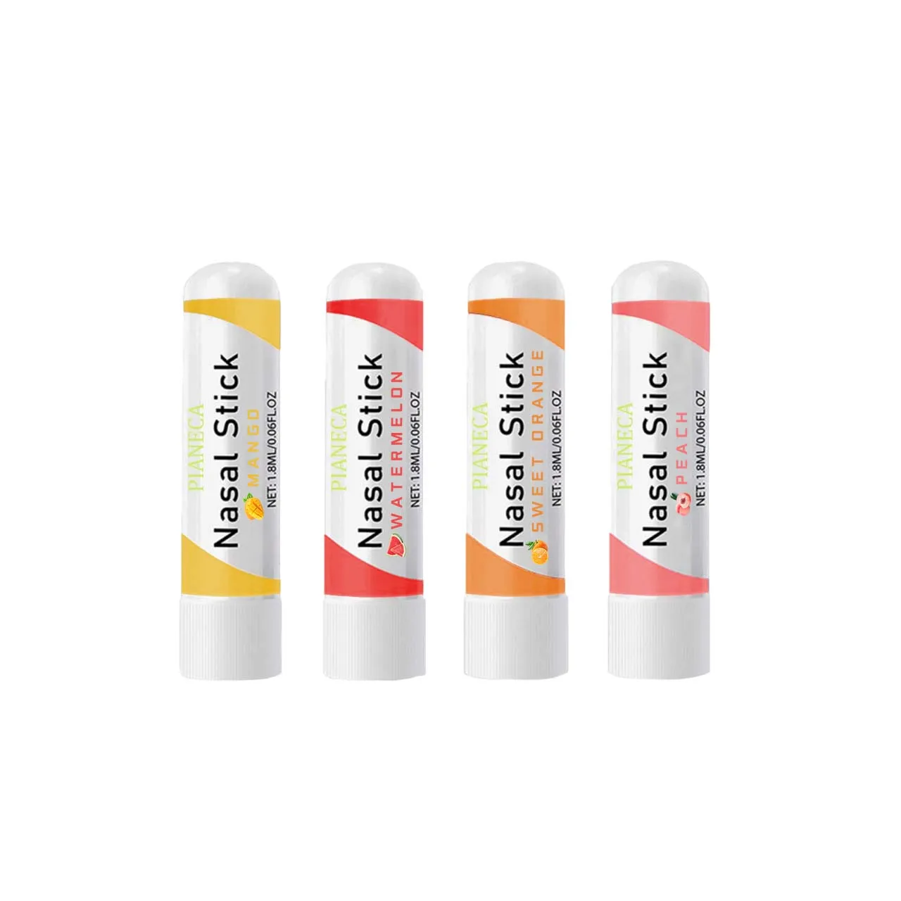 Private label Aromatherapy Fruit Scent Nasal Stick Custom Cooling Sensation Menthol Watermelon Nasal Inhaler