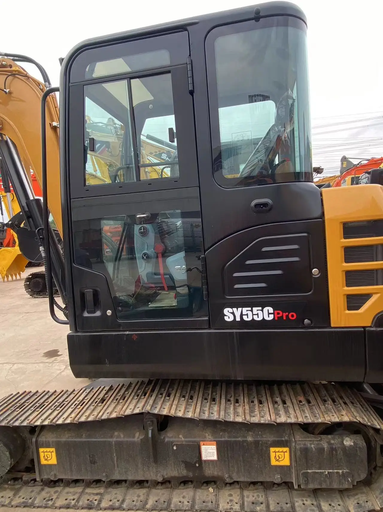 Sany Sy55 Sy55c Sy55c-10 Sy55u Pro Mini Crawler Excavator 5 Ton Used Excavators Digger Made in China