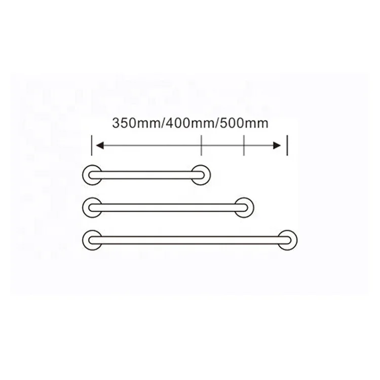 LQS Decorative Excellent Hospital Toilet Handicap Anti-slip Grip Grab Bar For Residential