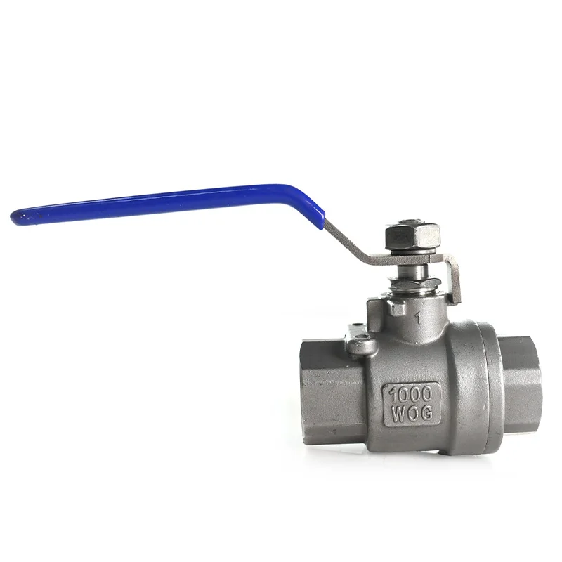 High Quality Floating Ball Valve Stainless Steel 2 Piece Full Port gas thread Ball Valve Maple Evaporators parts