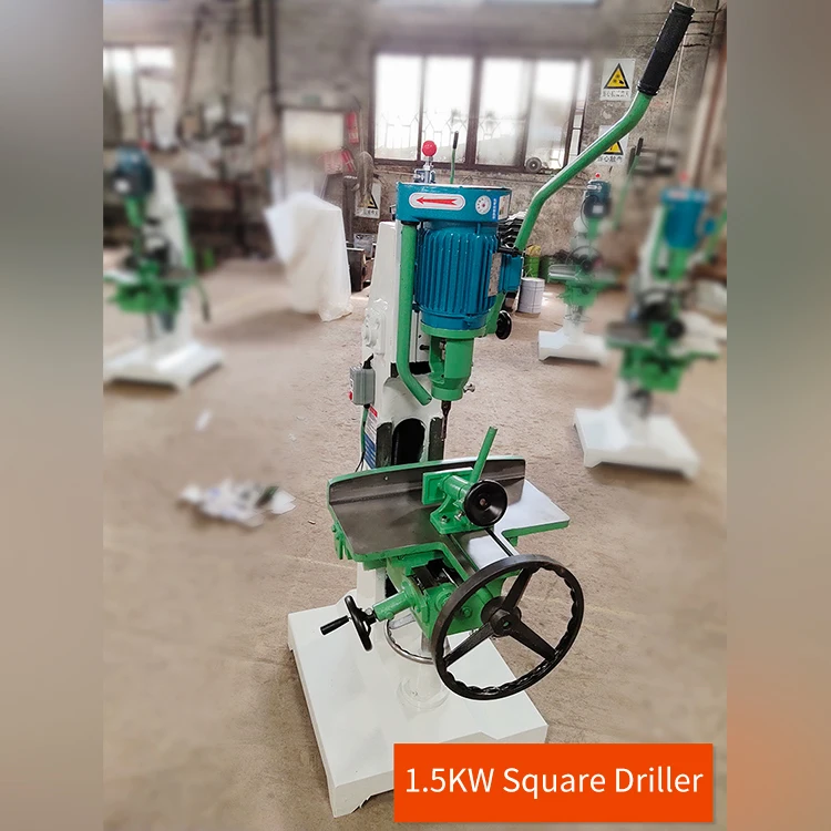 Wood Chain Mortiser Square Drilling Making Machine Hollow Chisel Mortiser For Solid Wooden Door