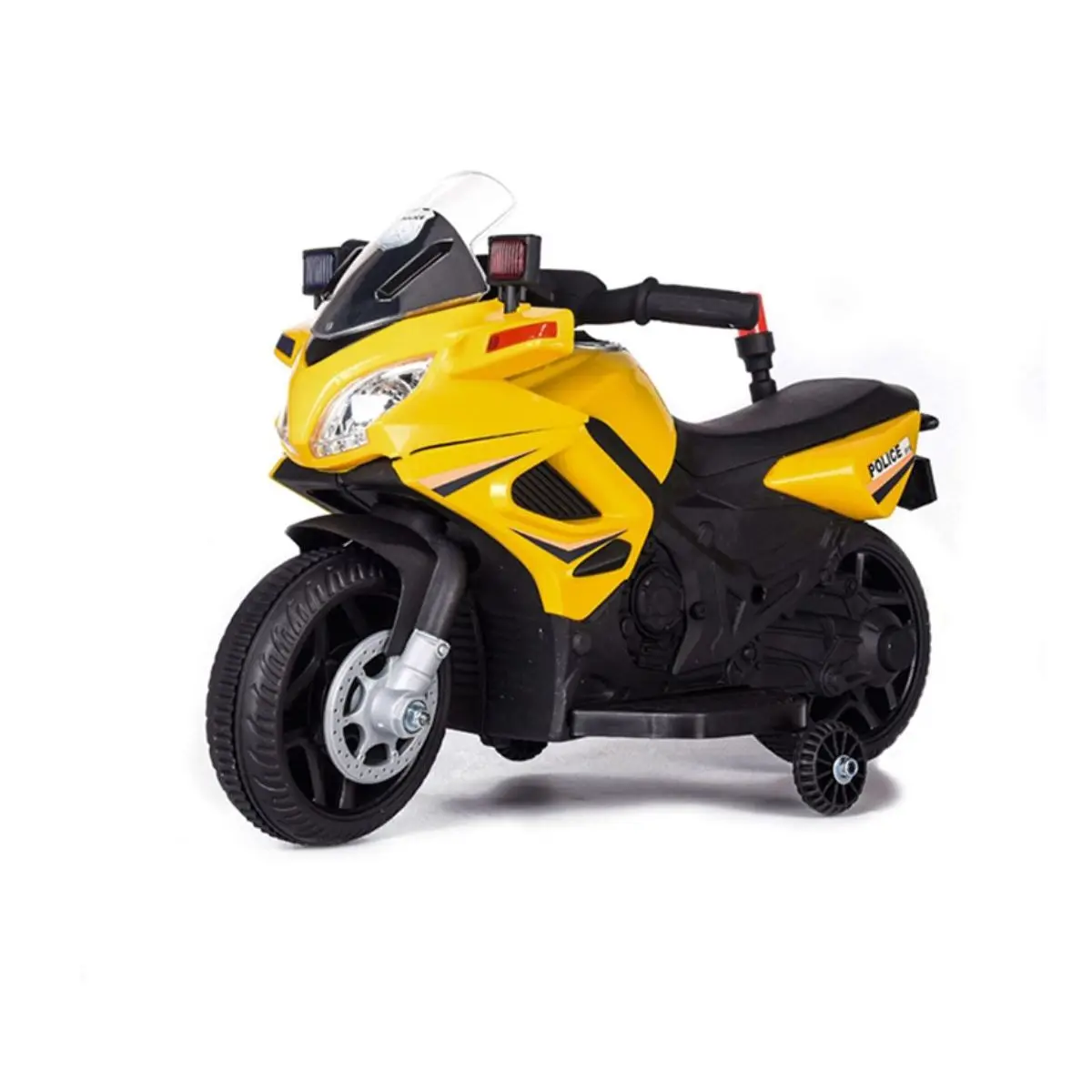 Low Price Supply Kids Electric Rechargeable Motorcycle For Music Police Light Siren Sound
