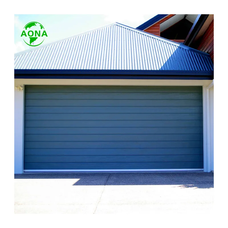 Modern Design Galvanized Steel Insulated Overhead Garage Door