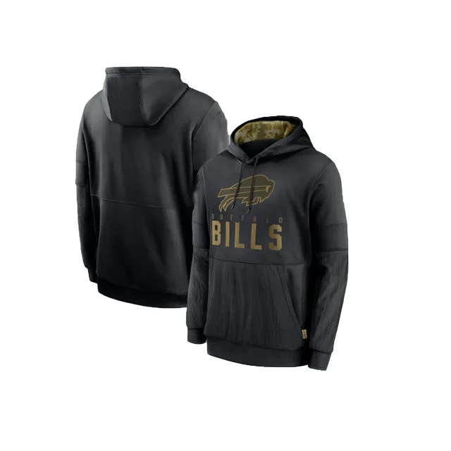 
wholesale high quality salute to service NFL pullover hoodie custom basketball hoodie 