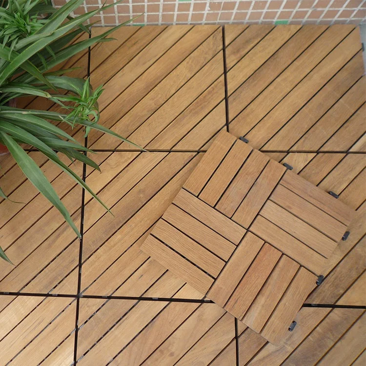 DIY Bamboo outdoor flooring with PE base-BB5P3030PH
