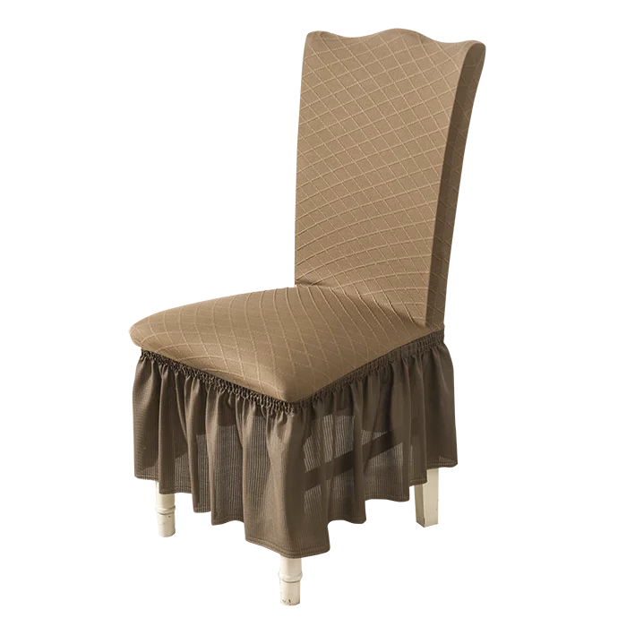 Wholesale Stretch Skirt jacquard cheap universal chair cover Wedding