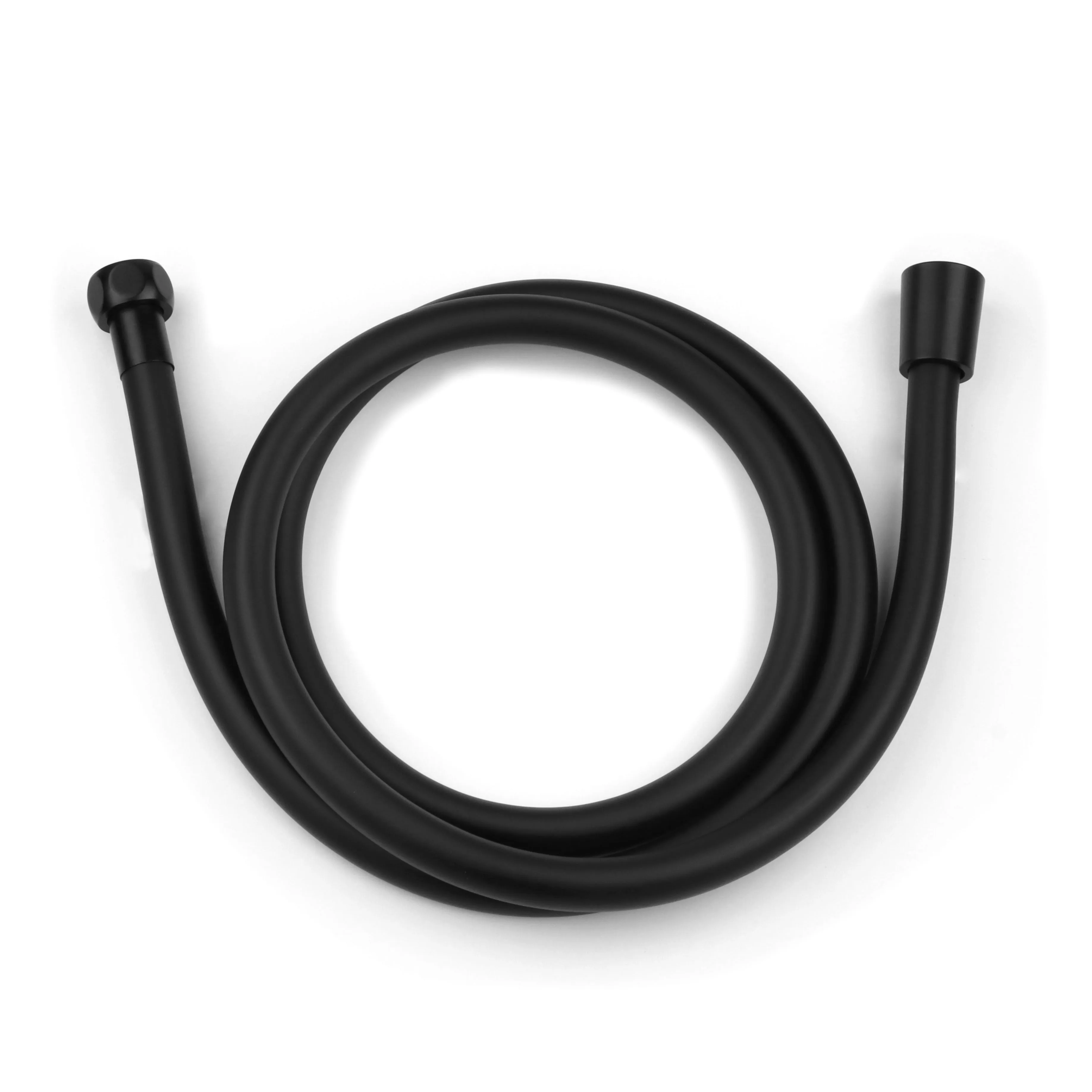 1.5m High Quality Matt Black Plumbing PVC Flexible Shower Hose for Hand Shower and Bidet Sprayer