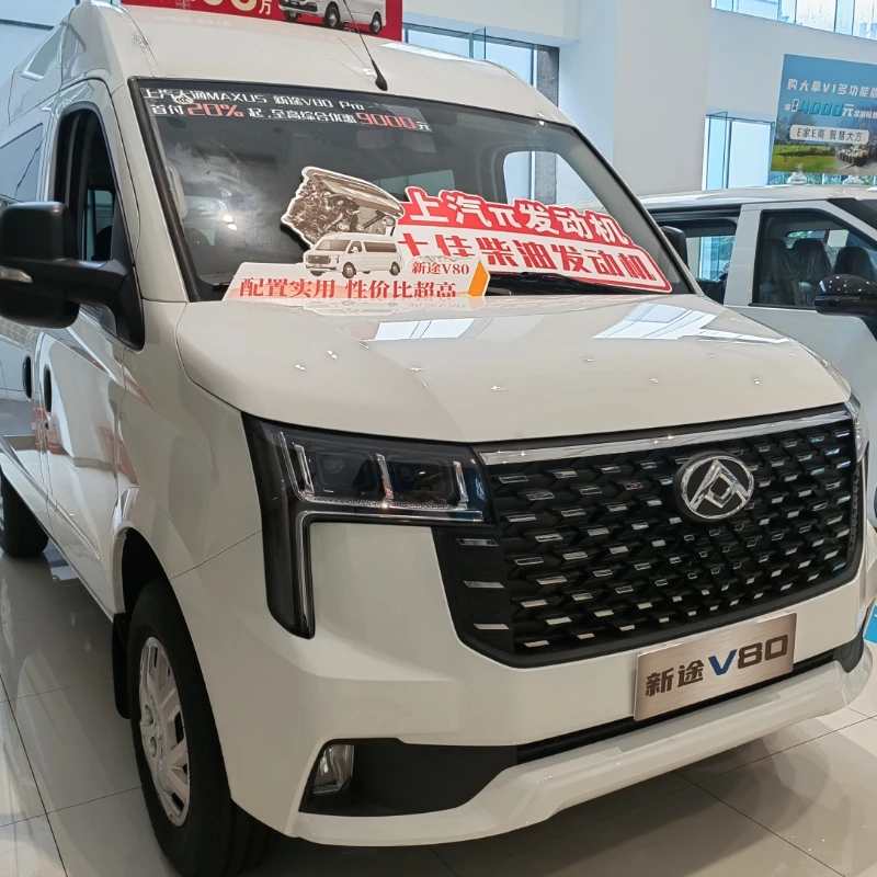 Дешевый автомобиль SAIC MAXUS V80 2024 дизельный грузовой фургон 2 0 Т 6 МТ FWD Большой Космический логистический 9 мест