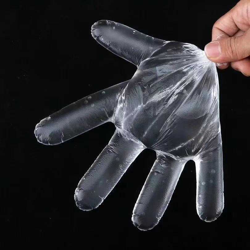 Disposable glove making machine pe plastic Hair Salon Waterproof Kitchen Plastic PE Gloves