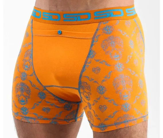 Оптовая продажа, мужские шорты-боксеры с черепом высокого качества