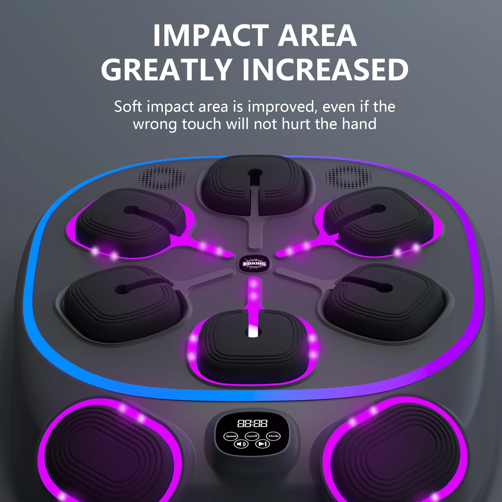 GORDON OEM Factory New Style Wall Smart Music Boxing Machine For Adults Workout Equipment Punching Pad Music Punching Machine