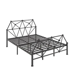 New design single double metal bed frame iron bed frame