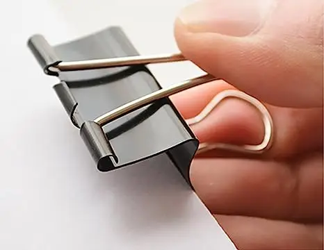 Extra Large Medium Small Mini Binder Clips Custom Black Paper Clamps for Office Supplies