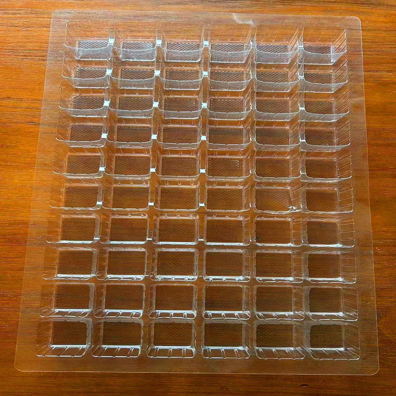 Custom clear 6 cavity plastic blister clamshell packaging for accessories