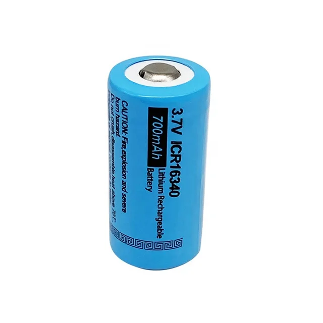 Hot sale lithium battery 16340 700mAh 3.7v li-ion battery PKCELL for consumer electric