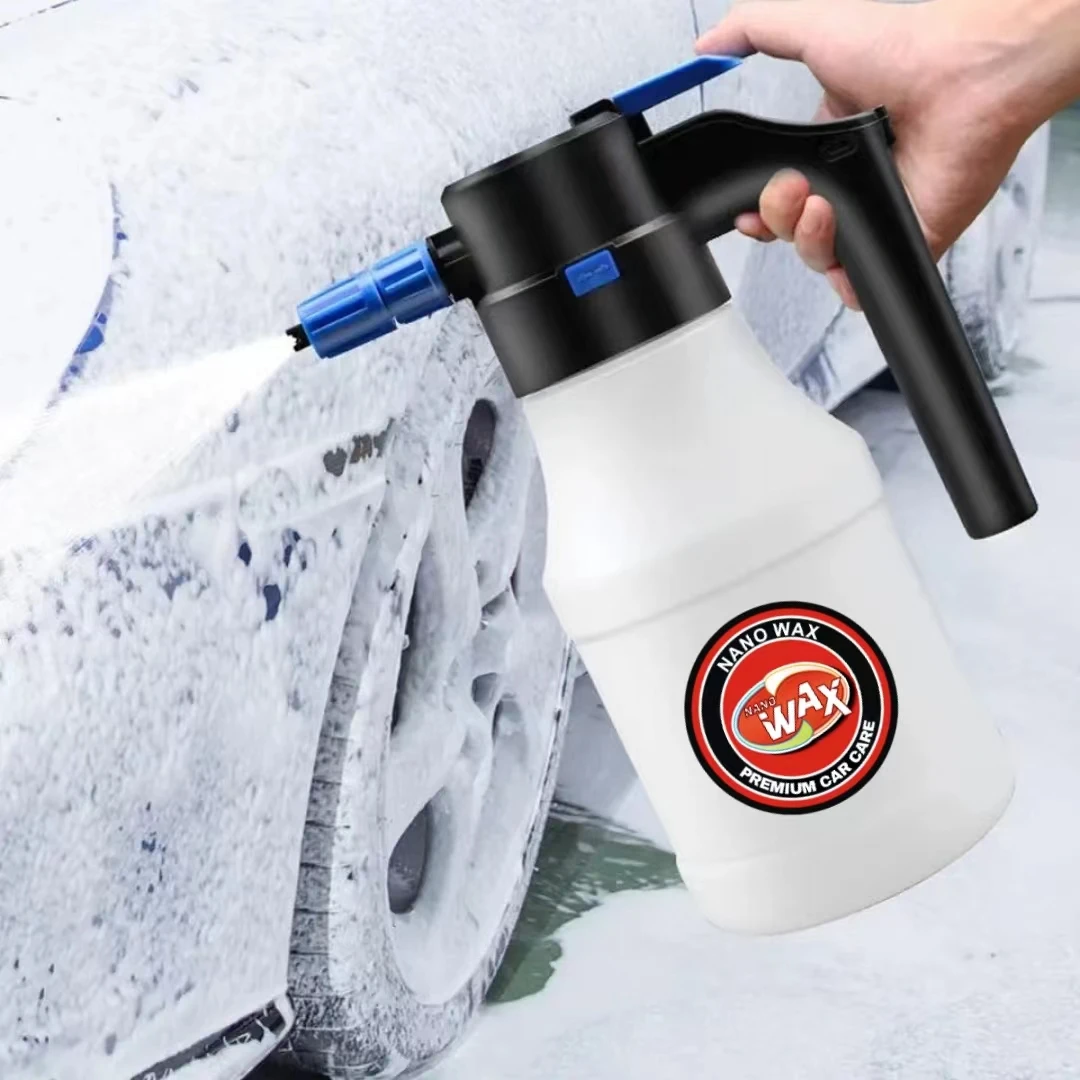 Nano wax Car wash foam gun, car wash soap sprayer, double filter