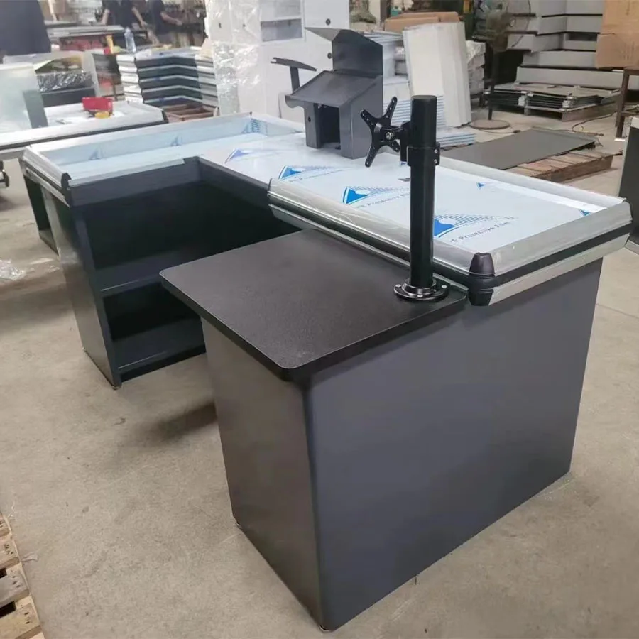 Checkout Counter Cashier Table For Convenience Store, Retail Shop Checkout Counter