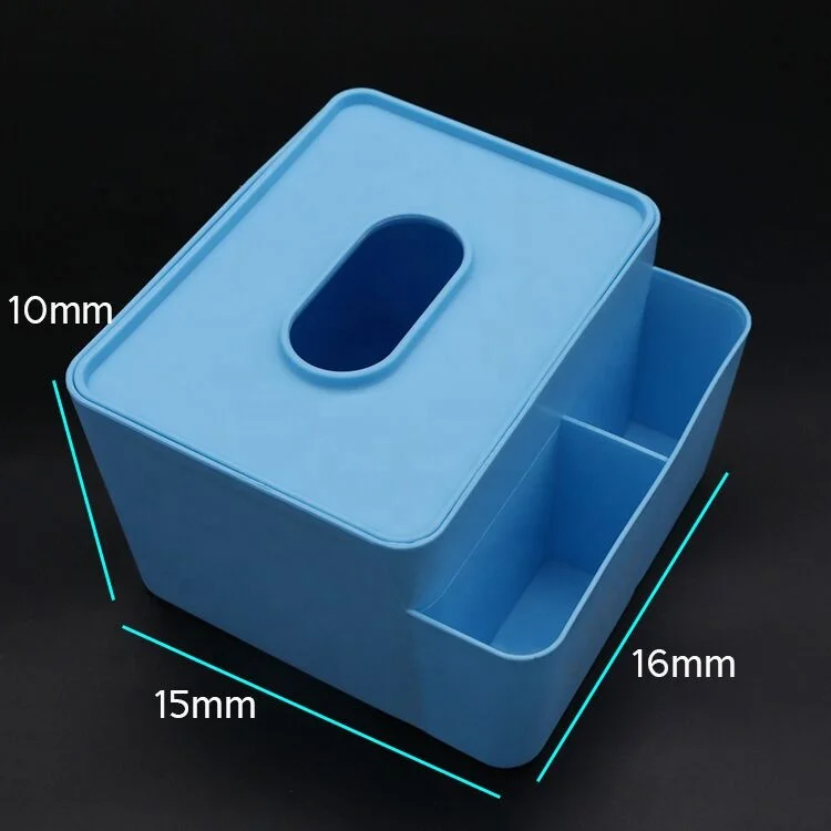 Tissue Box, Multifunctional Tissue Storage Box Sell Well Concise Plastic Eco-friendly Carton Minimalist Popular Home Storage