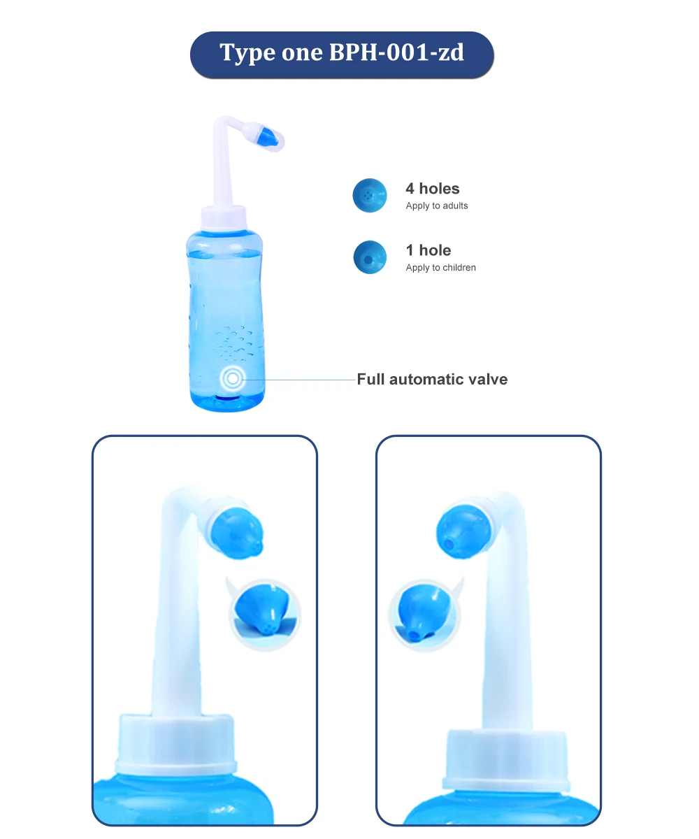 Trending products 2023  New arrival Biocrm Nasal wash bottle  Nasal wash cleaner Nose nasal  irrigator 500ml