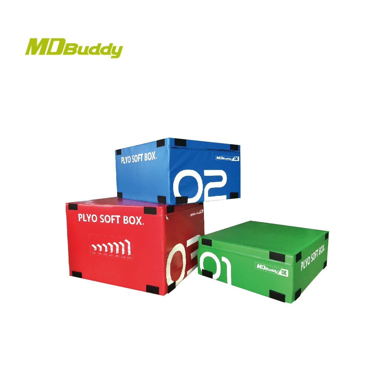 MDBuddy тренировочные пенные коробки Plyo для тренажерного зала мягкий набор коробка прыжков коммерческое использование оборудования